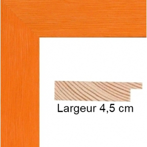 Encadrement sur Mesure Plat Orange